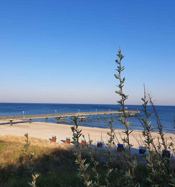 Rerik Ostsee Sandstrand und Seebrücke